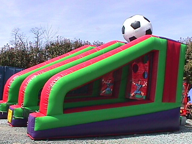 Side view of Inflatable PK Soccer Shootout